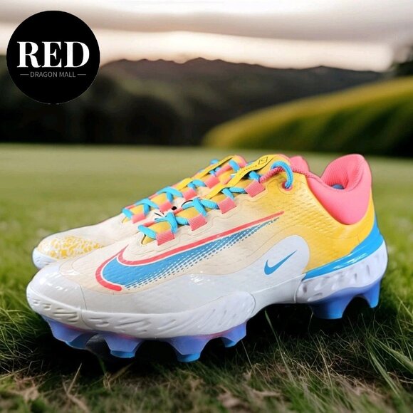 Nike Alpha Huarache Elite Low New York PE Baseball Cleats RBI - Men's Size 10.5 - Picture 2 of 16